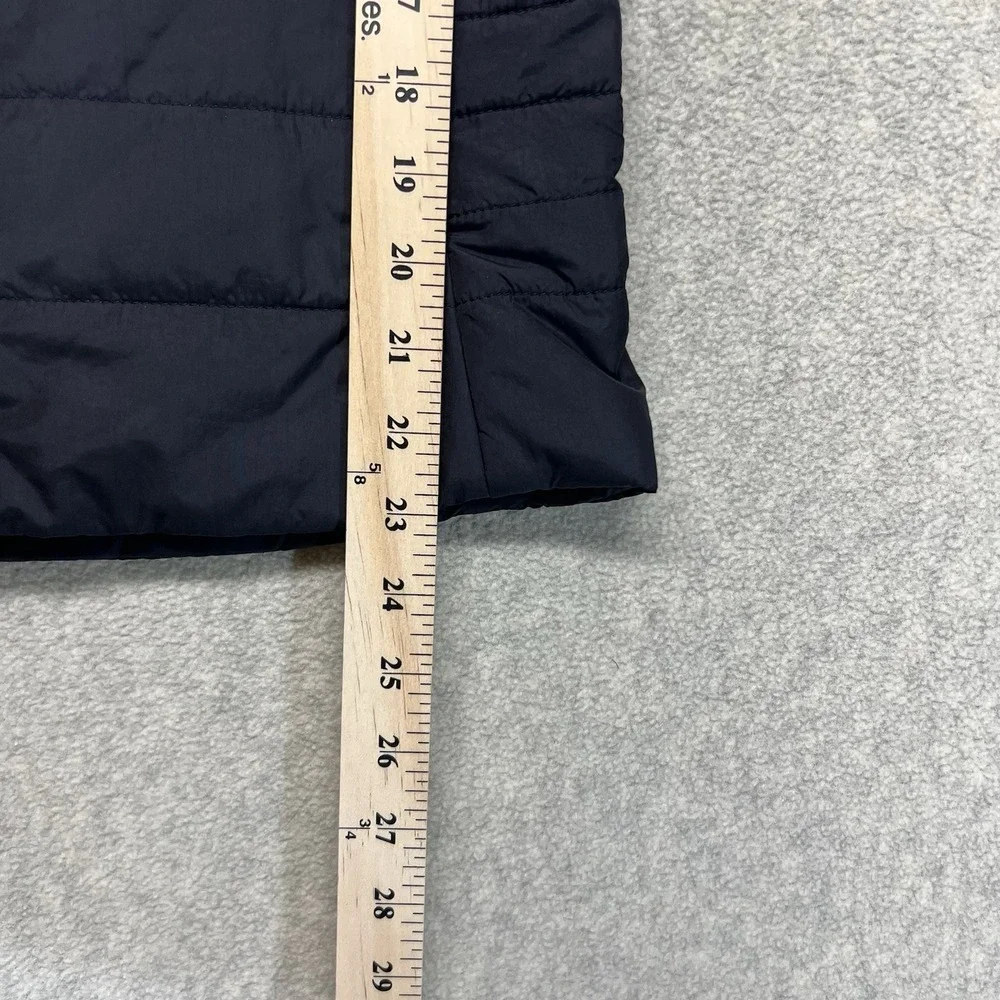 The‎ North Face Girls Black Puffer Vest Size M 10/12 Full Zip
